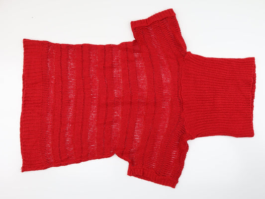 Preworn Womens Red Pullover Jumper Size 22