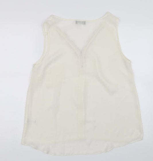Womens UK Size 14 G21 White Basic Blouse