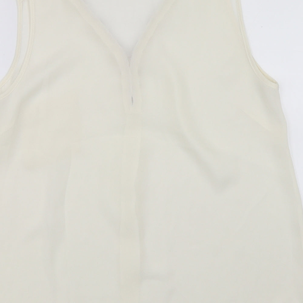 Womens UK Size 14 G21 White Basic Blouse
