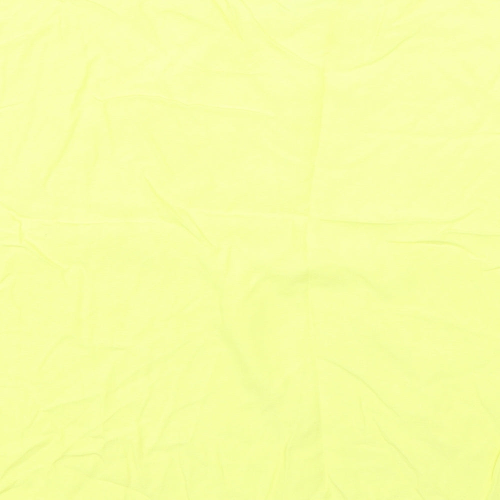 Atmosphere Womens Yellow Rayon Basic T-Shirt Size 12