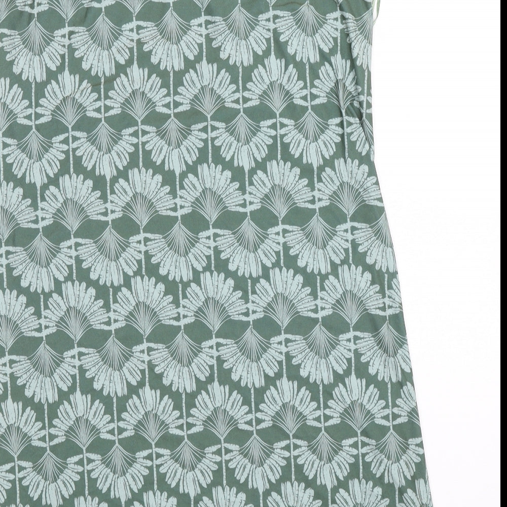 Primark Womens Green Floral Shift Size M
