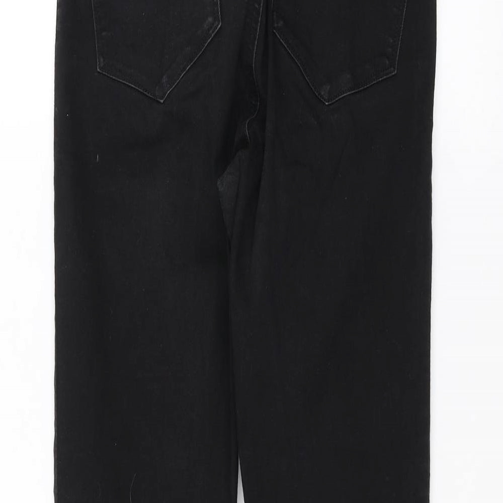 Denim & Co. Womens Black Denim Skinny Jeans Size 12 L25 in