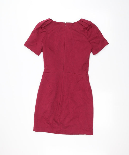Coast Womens Red Pencil Dress Size 6