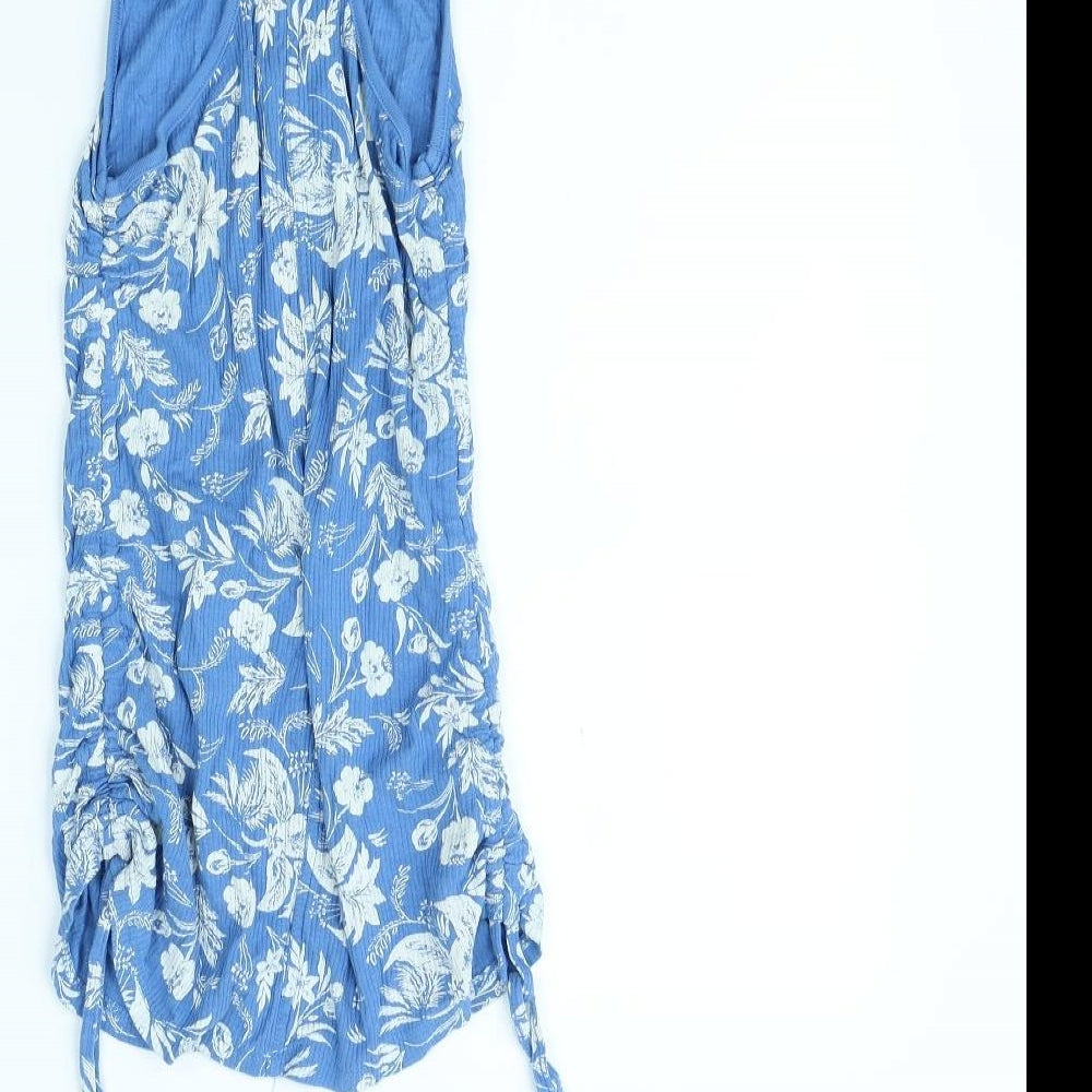 Womens UK Size 8 NEXT Blue Basic T-Shirt