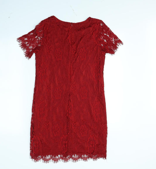 New Look Womens Red Mini Size 10