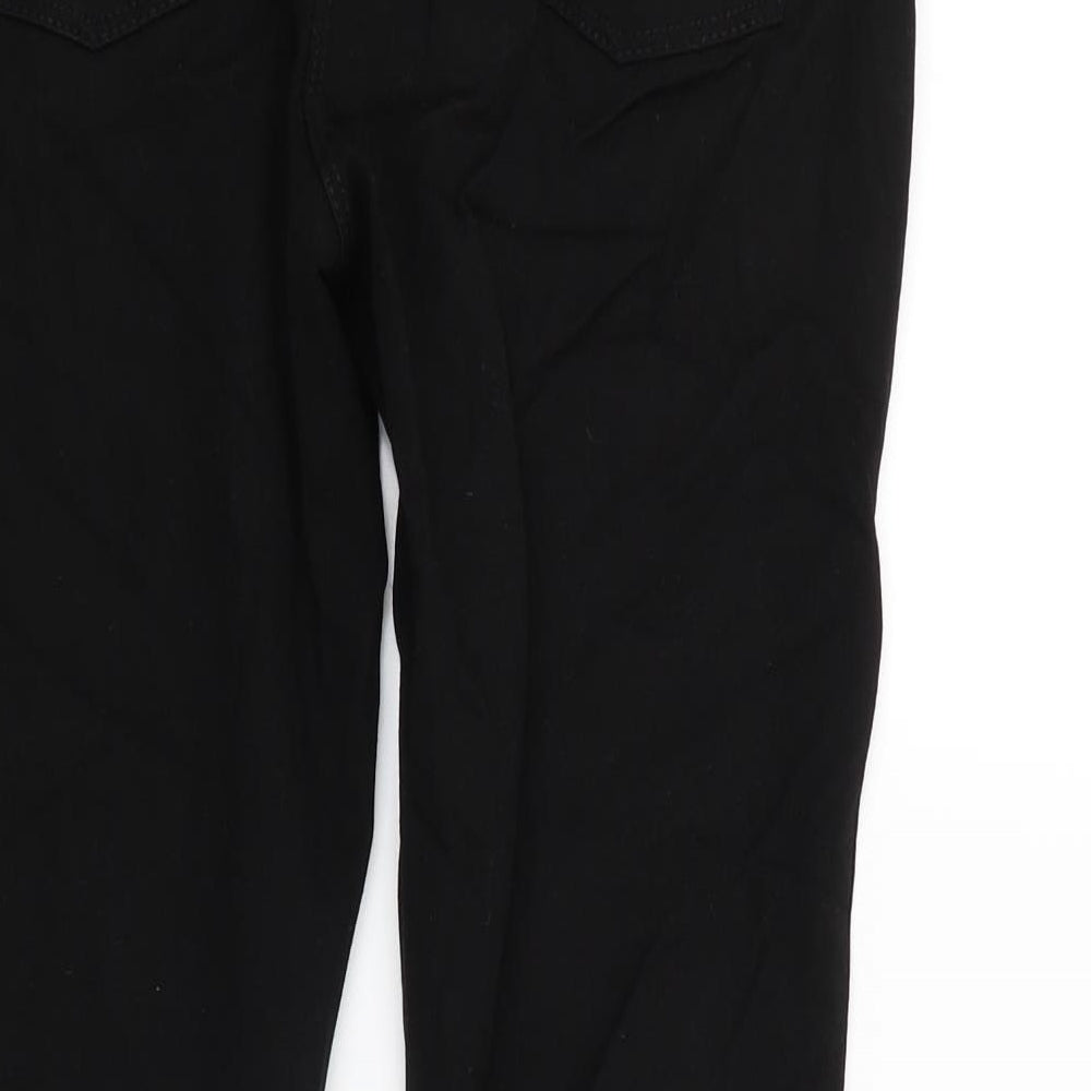 Womens UK Size 10 H&M Regular Fit Black Trousers