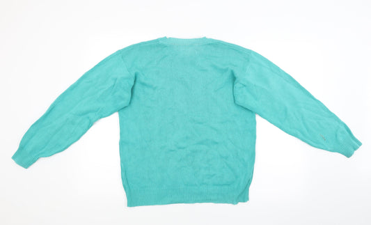 Preworn Womens Green Pullover Jumper Size L