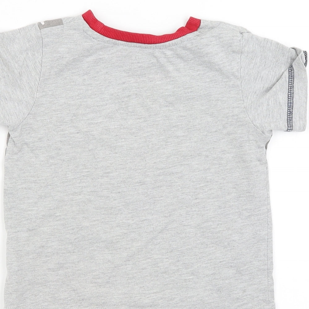 snooze Boys Grey Basic T-Shirt Size 9-12 Months
