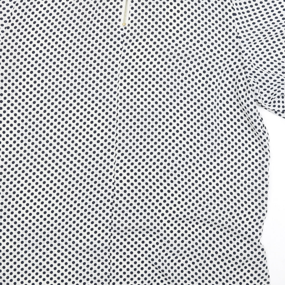 Atmosphere Womens White Basic Blouse Size 12