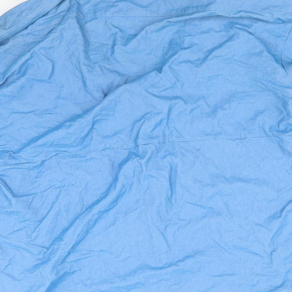 Womens UK Size 10 SheIn Blue Basic Blouse