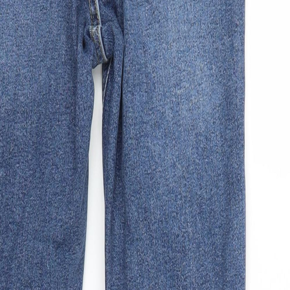 Topshop Womens Black Denim Skinny Jeans Size 28 in L26 in