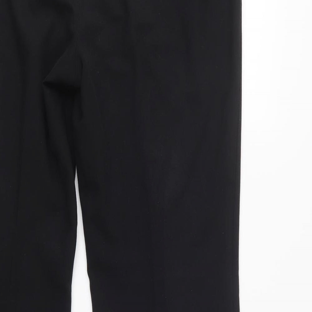 m&s Womens Black Trousers Size 36 in L29 in