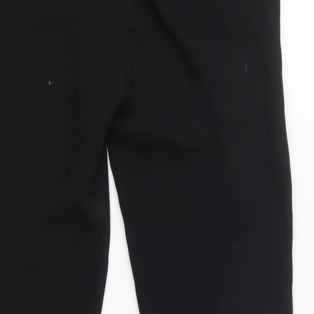 Womens UK Size 10 H&M Regular Fit Black Trousers