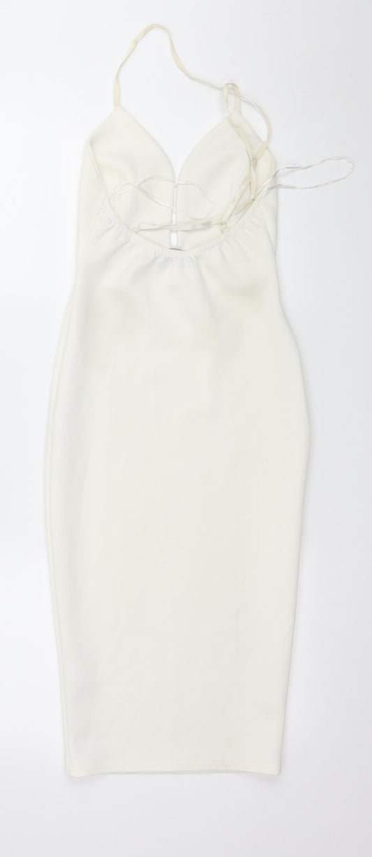 Edge Womens White Pencil Dress Size 6