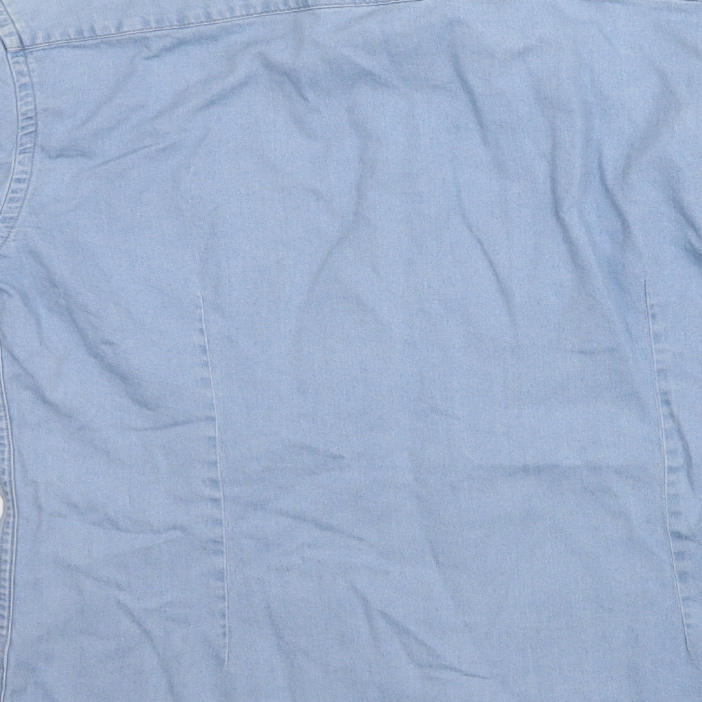 ASOS Mens Blue Button-Up Size M