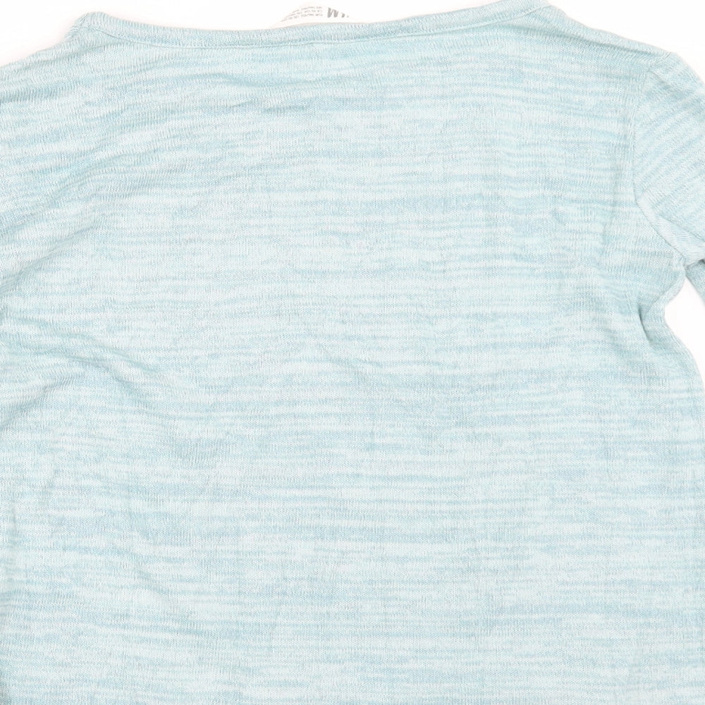 H&M Girls Green Pullover Jumper Size 11-12 Years