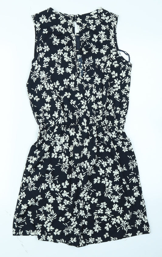 Atmosphere Womens Blue Floral  Playsuit One-Piece Size 8