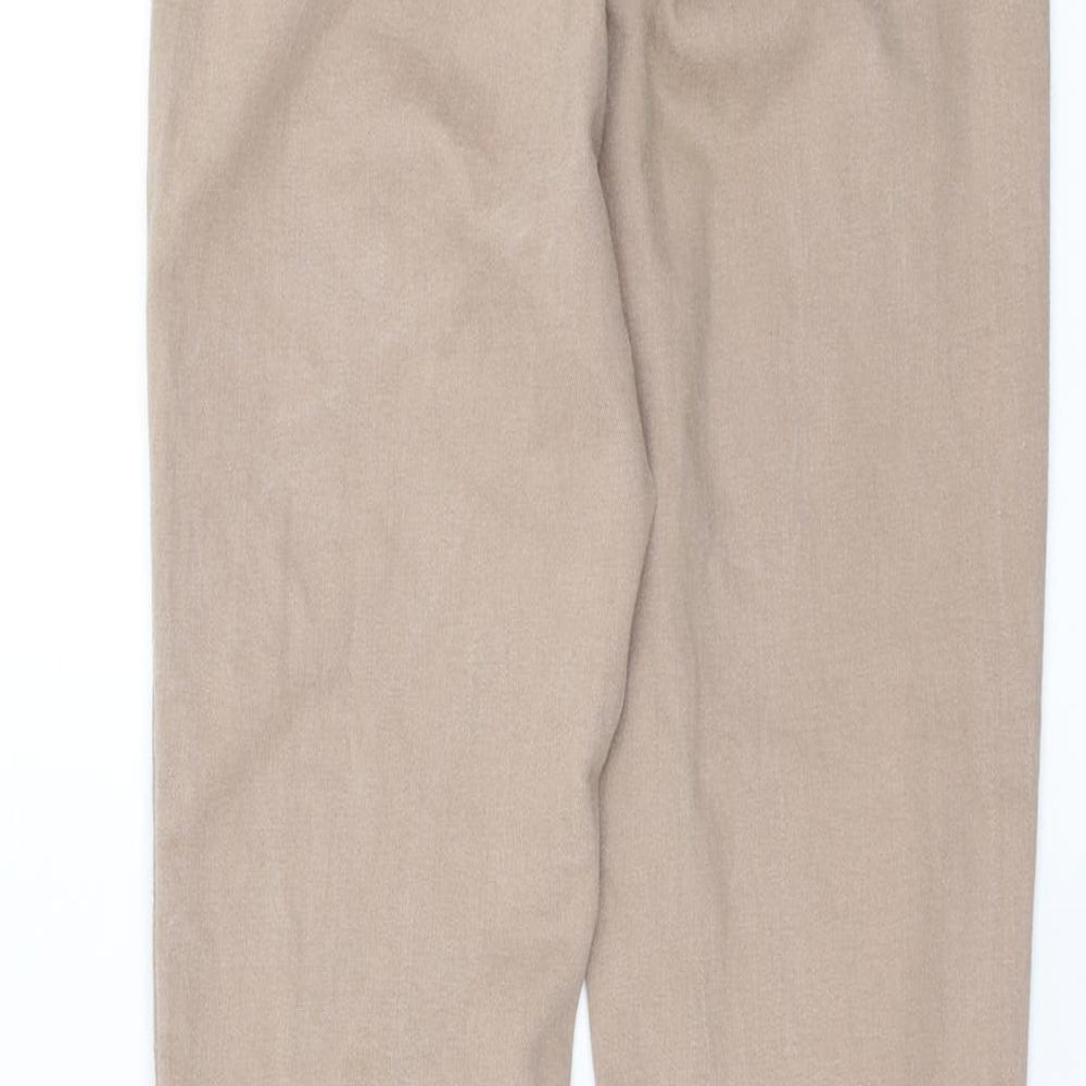 Womens UK Size 8 Vice Extra-Slim Fit Skinny Beige Jeans