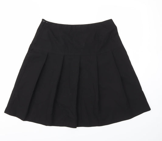 M&S Womens Black   Flare Skirt Size 31 in