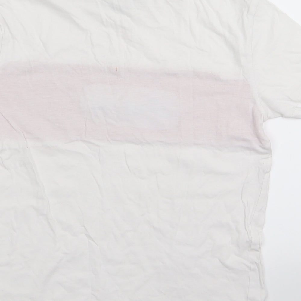 New Look Girls White Basic T-Shirt Size 10-11 Years