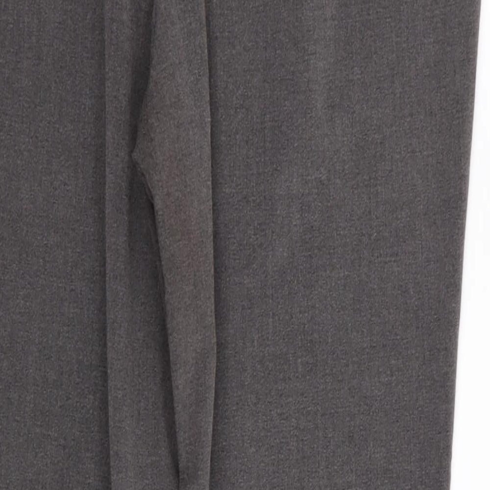 pinns Womens Grey Trousers Size 12 L28 in