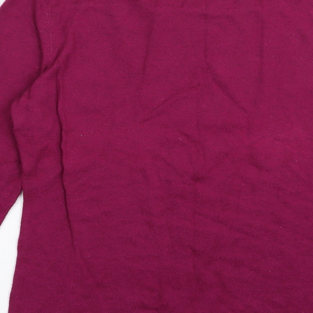 Womens UK Size 10 NEXT Purple Basic T-Shirt