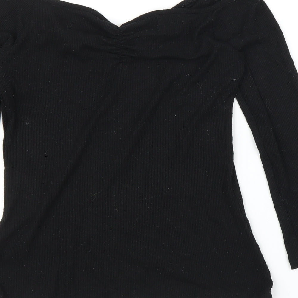 Primark Womens Black Basic T-Shirt Size 12