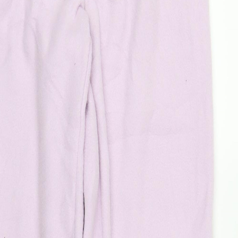 Preworn Womens Purple Fleece Chemise Pyjama Pants Size S