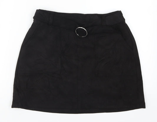Bershka Womens Black Mini Set Size 28 in