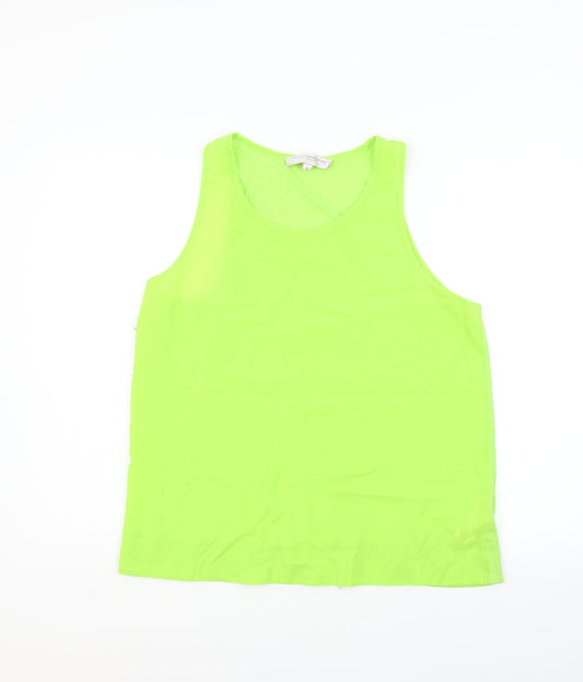 Womens UK Size XL French Connection Green Basic Tank