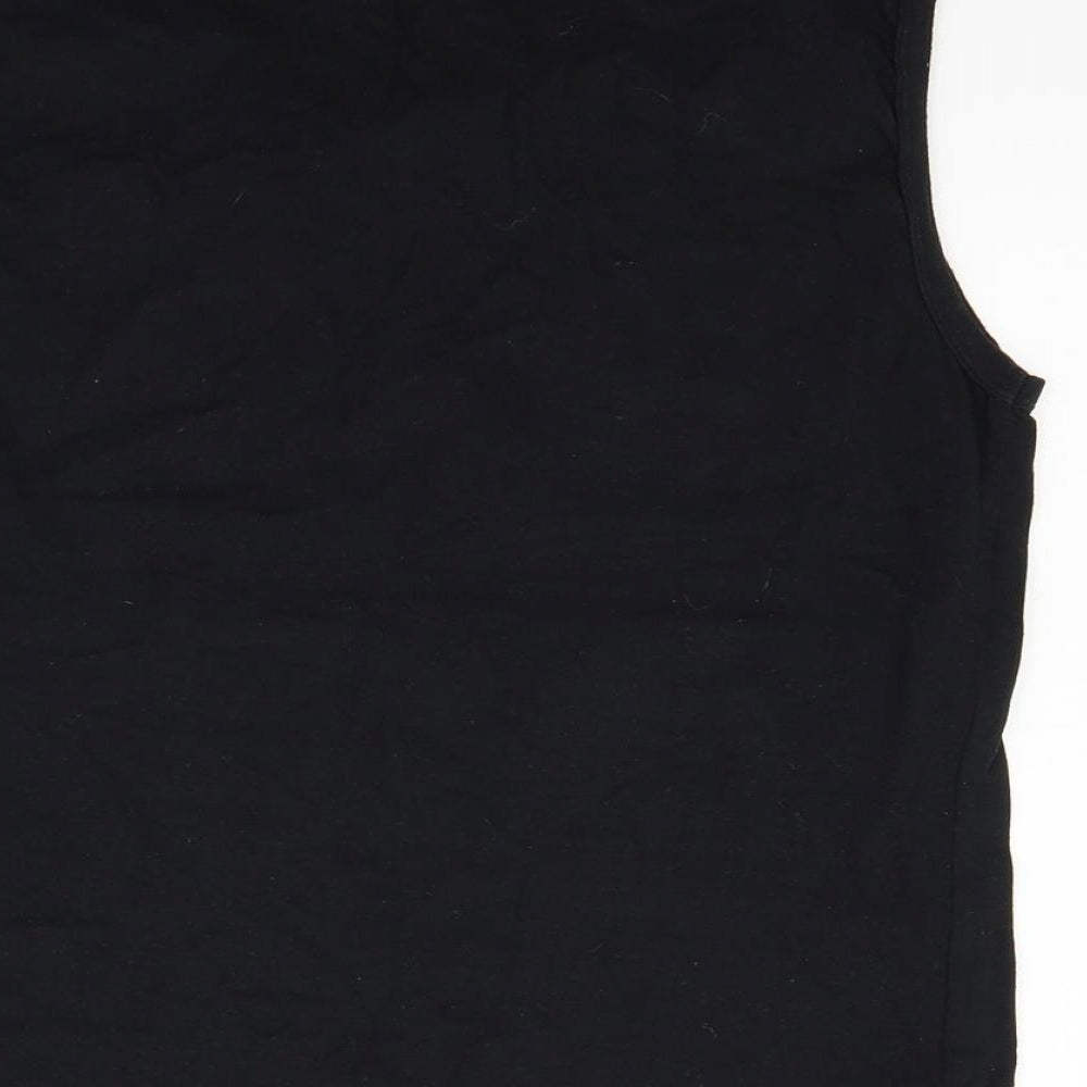 Lonsdale Womens Black Basic Tank Size L