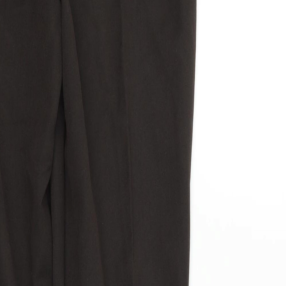 Womens UK Size 12 Preworn Regular Fit Sweatpants Brown Trousers
