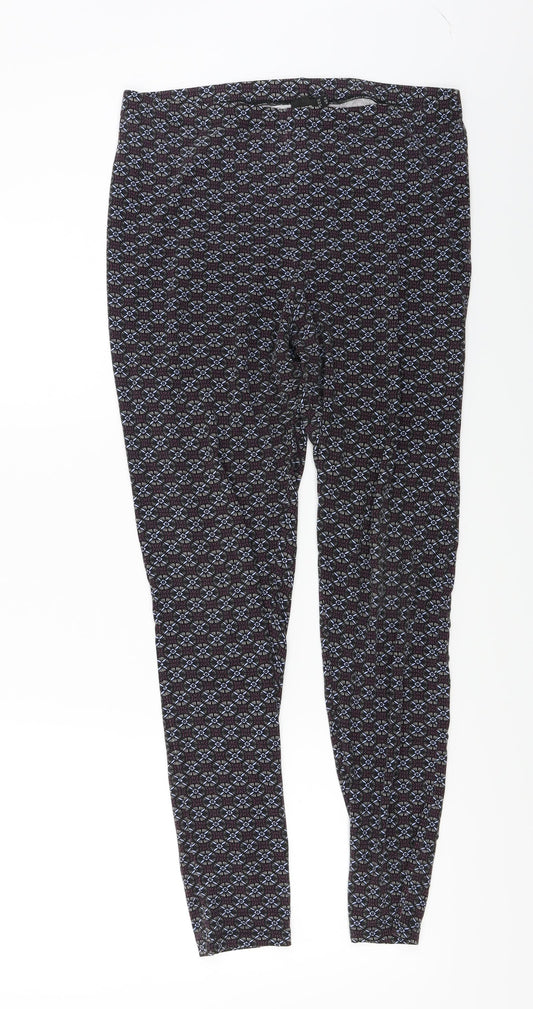 Womens UK Size 14 ASOS Regular Fit Black Trousers
