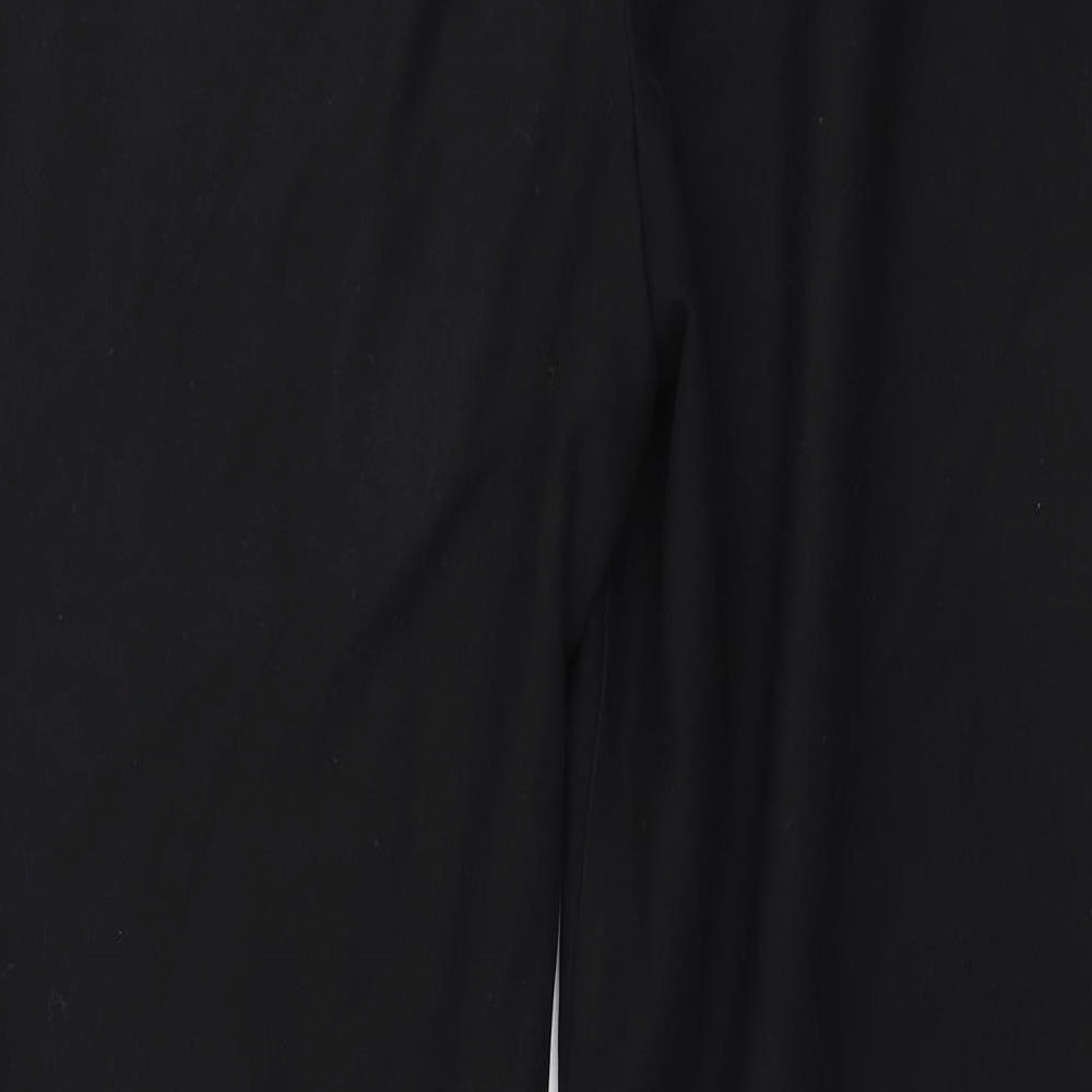 Womens UK Size 12 F&F Regular Fit Black Trousers