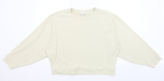 Topshop Womens Ivory Pullover Jumper Size M