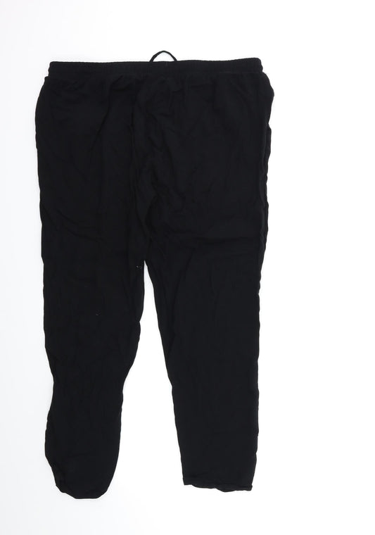 Womens UK Size 16 Atmosphere Regular Fit Black Trousers