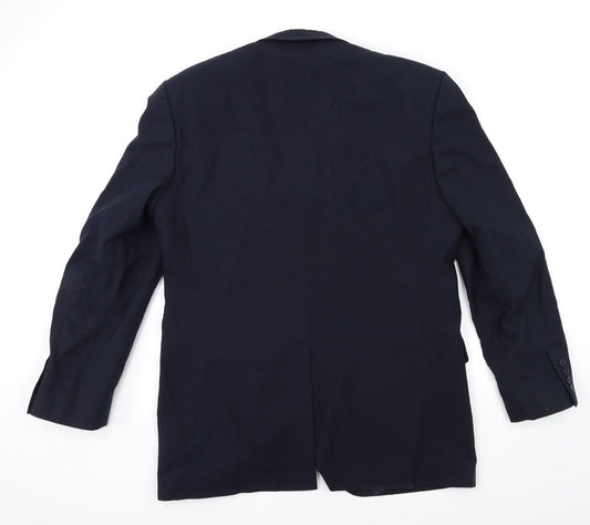 Mens UK Size 42 BHS Regular Blue Suit Jacket