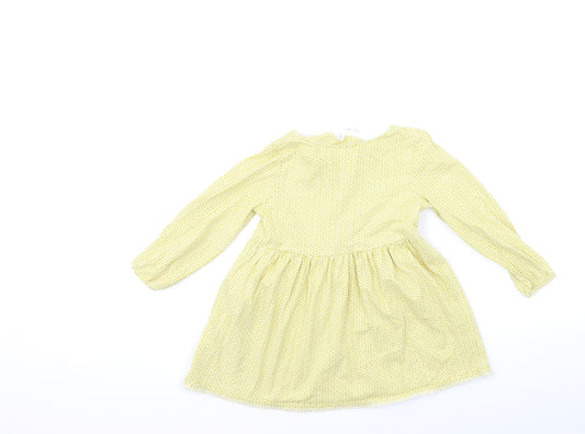 NEXT Baby Yellow Geometric Basic T-Shirt Size 12-18 Months