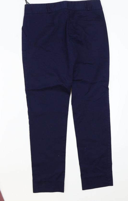 Warehouse Womens Blue Trousers Size 10 L26 in