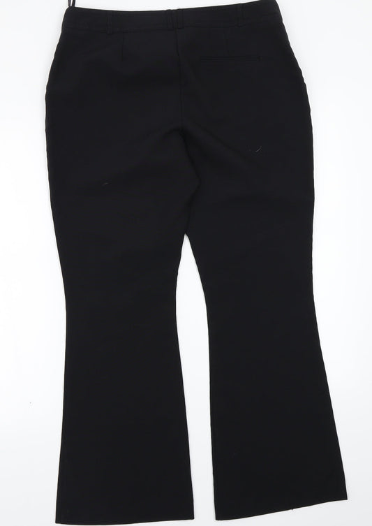 Primark Womens Black Trousers Size 12 L29 in