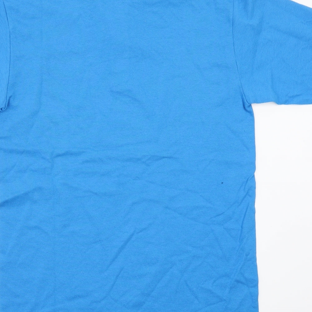 Preworn Mens Blue Polo Size S - Cancun mexico