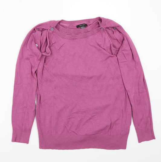ESMARA Womens Pink Pullover Jumper Size M