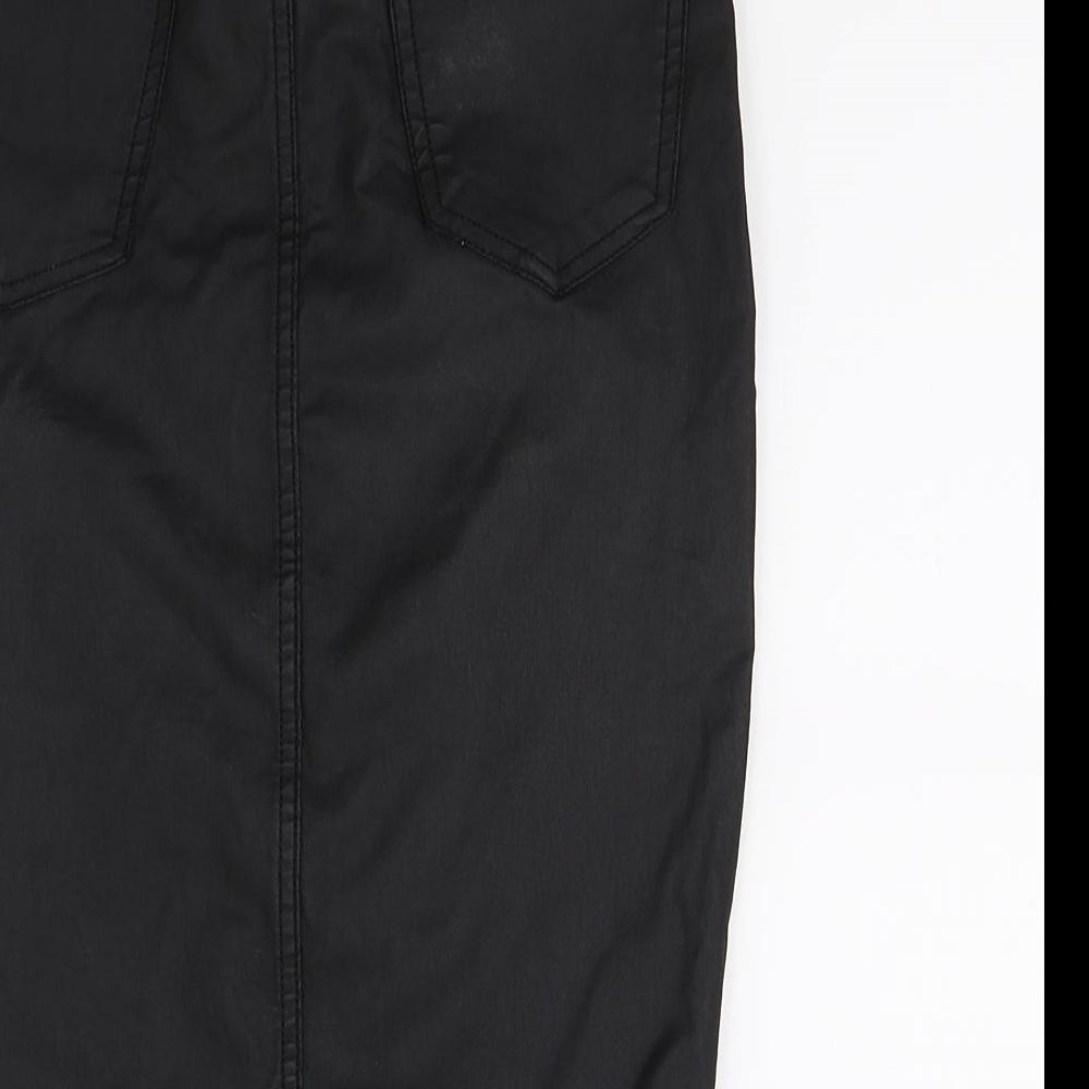 New Look Womens Black Pettiskirt Skirt Size 8