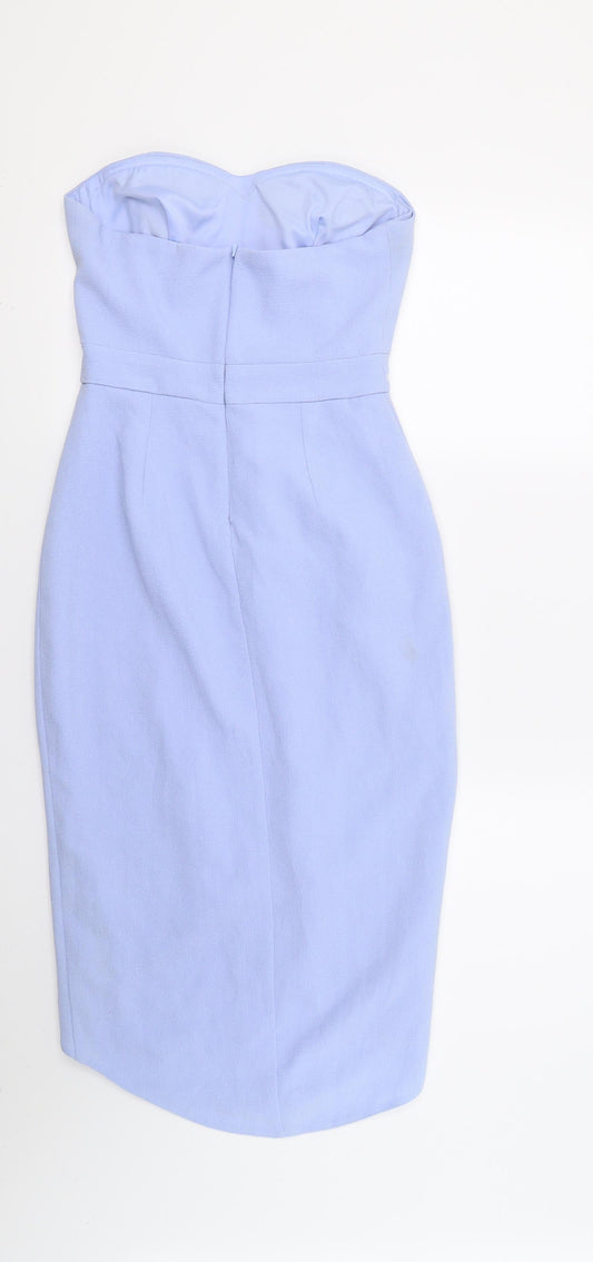 Elise Ryan Womens Blue Bodycon Size 8