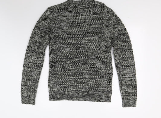 Label Lab Mens Red Knit Pullover Jumper Size S