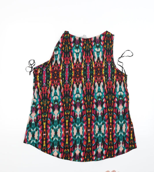 iNFLUENCE Womens Multicoloured Tie Dye Tank Dress Size XL