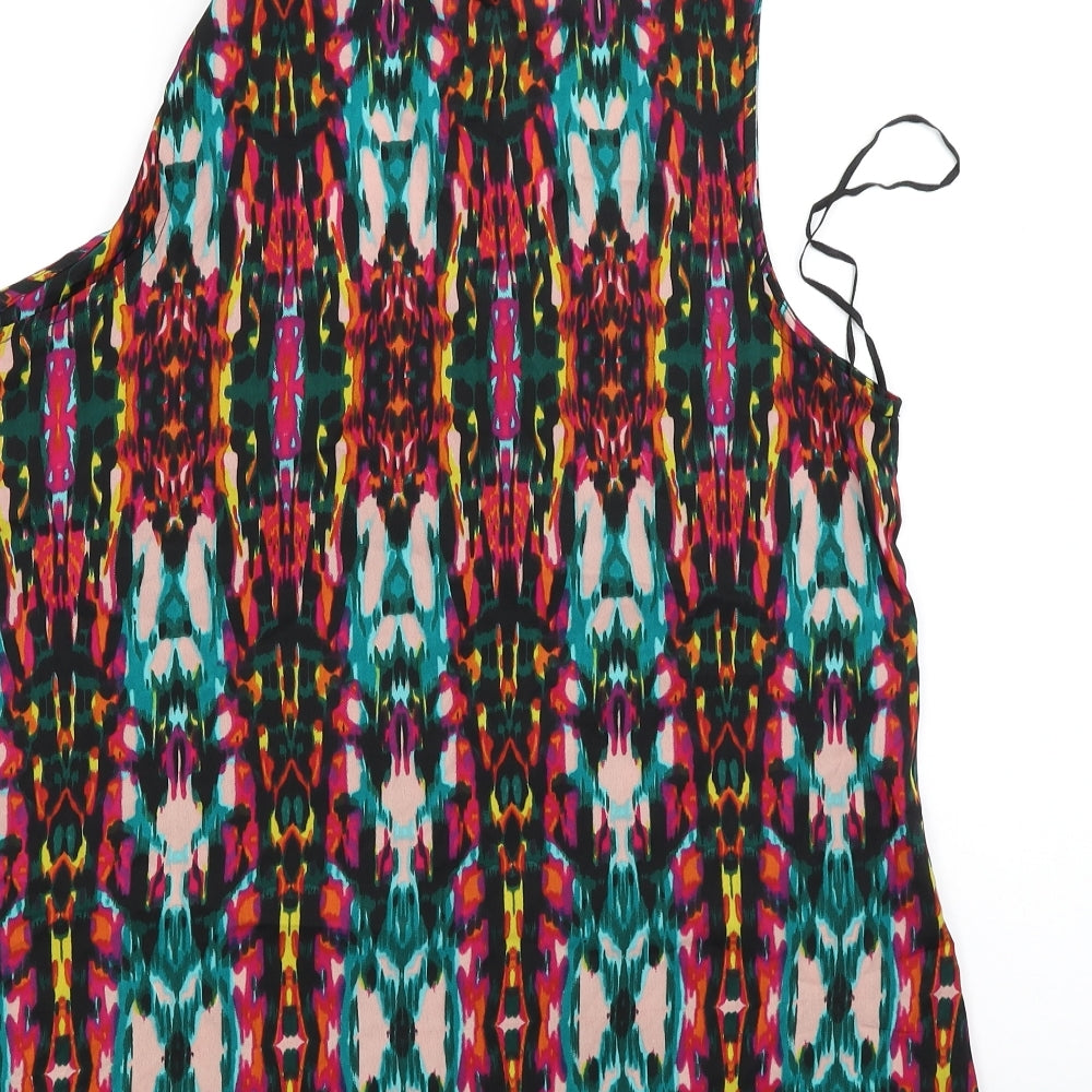 iNFLUENCE Womens Multicoloured Tie Dye Tank Dress Size XL