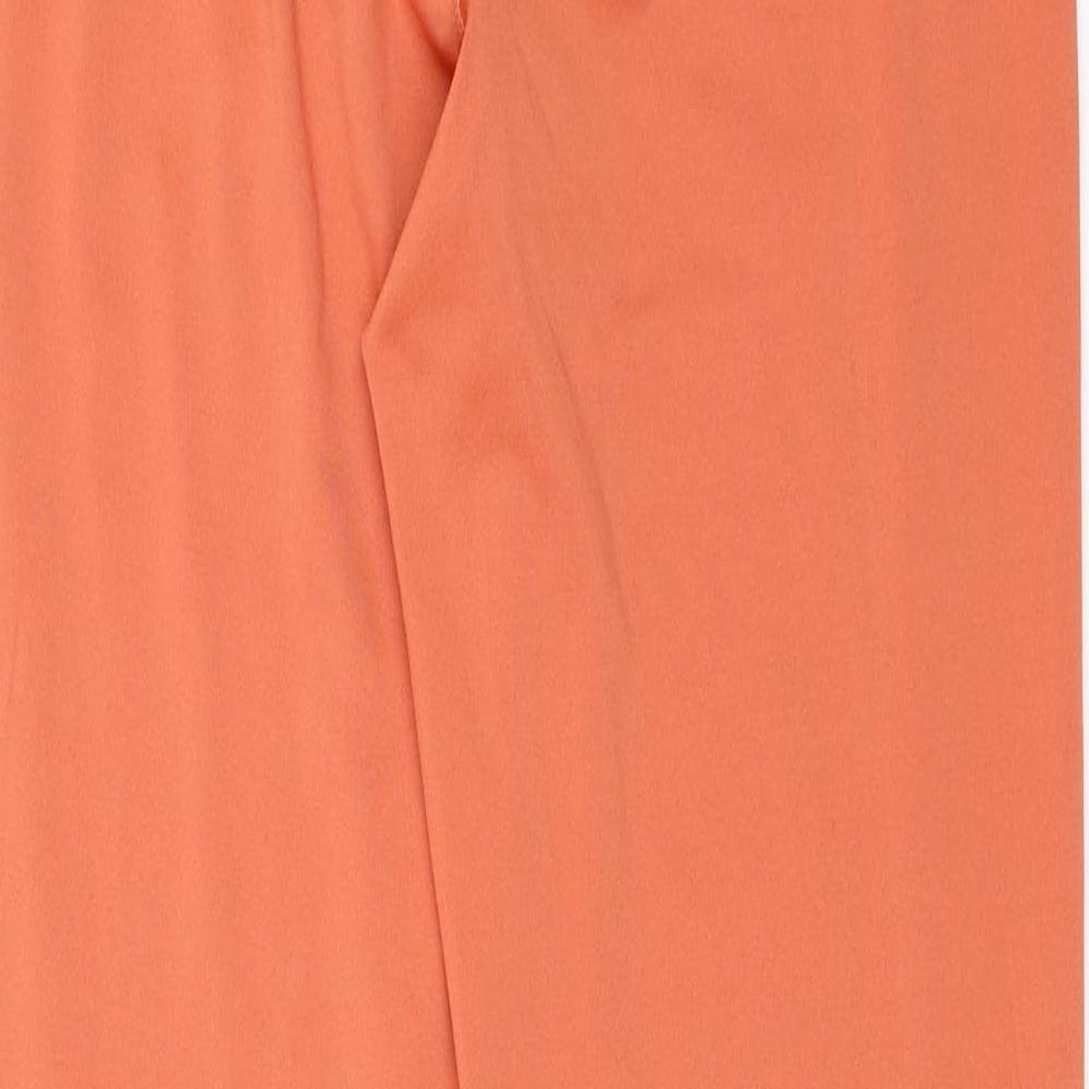 South Beach Womens Orange Pedal Pusher Leggings Size 10 L26 in