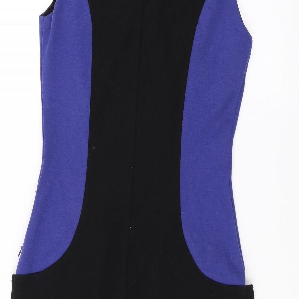 Brand and care label for Atmosphere women’s black pencil dress, size UK 10