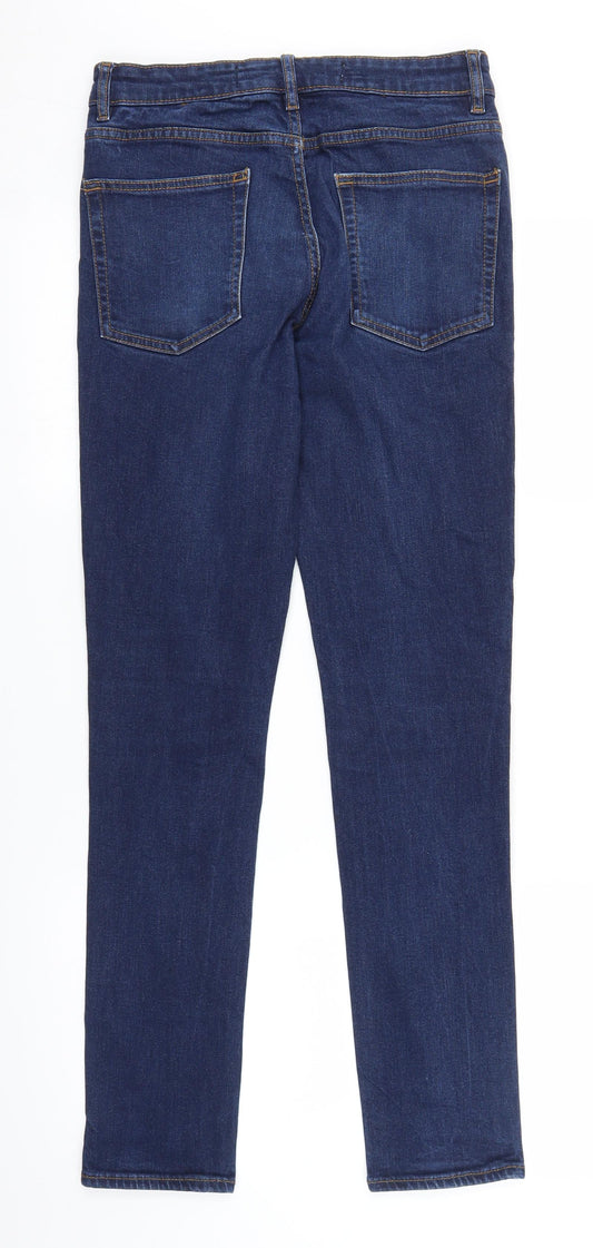 New Look Mens Blue Skinny Jeans Size 32 in L26 in